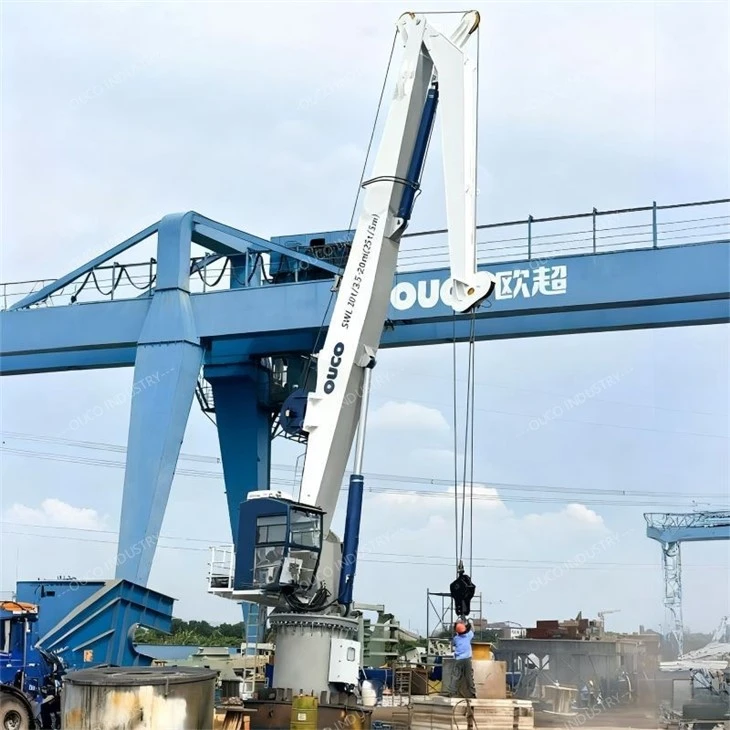 10T20M Knuckle Boom Lift Crane high quality