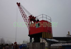 40t Rafmagns Stationary Port Crane