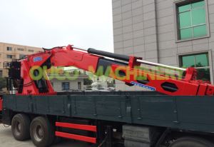 80t Hálfknúin Boom Truck Mounted Crane Loader