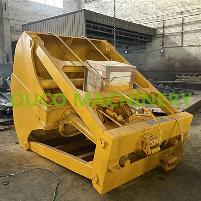 Varanlegur fjarstýring Clamshell Grab Bucket mikil afköst